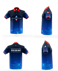 Camiseta Polo de Golf Personalizada de Alta Calidad y Bajo Precio, Secado Rápido, 100% Poliéster, Sublimación, Tallas Grandes, para Hombre - Product Image 2