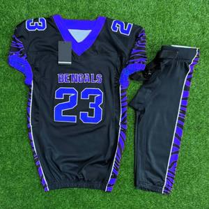 Uniformes de football américain professionnels en sublimation, design personnalisé, tailles, logos, noms, numéros, combinaisons de couleurs, Eoin Winston Sports - Product Image 3
