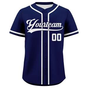 Camiseta Deportiva de Béisbol para Hombre, Transpirable, de Malla, Personalizada para Equipos - Product Image 1