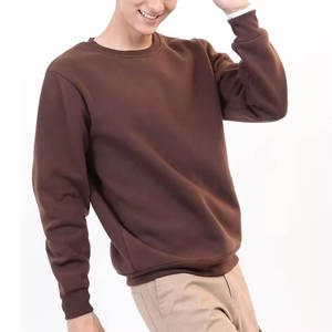 Sweat-shirt pour homme en coton 320 g/m², logo personnalisé, couleur unie, tendance, coupe classique, 100 % coton, col rond, pull unisexe - Product Image 1