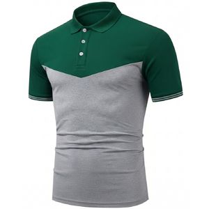 Polo décontracté pour homme à manches courtes, léger, respirant, en mélange de coton, coupe ajustée, mode estivale, streetwear - Product Image 5