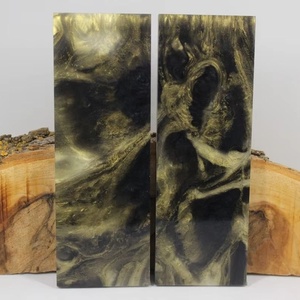 Artistic Epoxy Resin Bookend Customized Shape Marbled Pattern Home Decoration Craft Waterproof Handmade Handmade Collection - Product Image 3