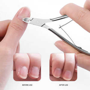 Cortacutículas y Pinza Profesional de Acero Inoxidable de Alta Calidad 5 en 1 con Agarre Cómodo, Acabado en Oro Rosa, Empaque en Caja ANAAIF - Product Image 4