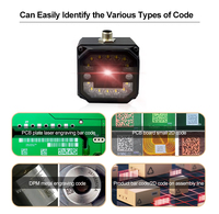 Escáner de Código de Barras Industrial Rakinda R2 1.3MP CMOS 2D, IP67, Montaje Fijo, Interfaz USB/COM, Tamaño A4, Lector de Códigos de Barras para Almacén