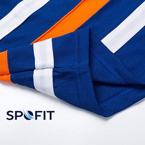 Camiseta de Hockey sobre Hielo Personalizada SPOFIT, Unisex, Sublimada, Cuello en V, Manga Larga, Malla de Secado Rápido, Poliéster, Uniforme de Equipo, Talla Adulto - Product Image 5