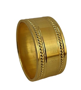 Anillos de Servilleta Metálicos - Diseño Contemporáneo para Bodas, Ecológicos, Duraderos, Redondos, 5cm de Ancho - Product Image 1