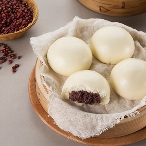 [MILWON] Bollo al vapor Anheung con frijol rojo, proceso patentado, sin conservantes, solo azúcar y sal, snack de panadería congelado - Product Image 3
