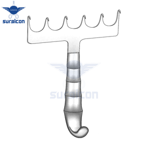 Retractor de Abdominoplastia Yancoskie, 6 Puntas Afiladas, Hoja Ancha, Retractor Quirúrgico de 15 cm (6 Pulgadas) de Ancho y 18 cm (7 Pulgadas) de Largo - Product Image 2