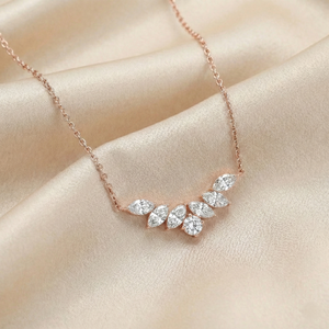 Colgante de compromiso con diamante cultivado en laboratorio, corte brillante ovalado de 1.40 quilates, oro macizo de 14K, joyería de lujo para mujer, certificado IGI - Product Image 1