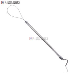 Herramienta de sujeción de cerdos para uso veterinario, instrumental quirúrgico, uso agrícola, profesional, sujeta cerdos de acero inoxidable de 18 pulgadas con liberación rápida - Product Image 3