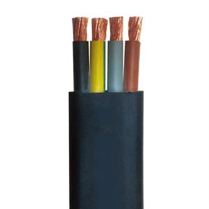 Cable Plano Industrial CMK de 4 Núcleos x 2.5 mm² para Uso en Ascensores, Aislamiento de Goma, Temperatura de Trabajo 105°C, India - Product Image 3