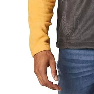 Veste polaire homme personnalisée avec logo, col montant, logo frontal, thermique, chauffante, hiver, extérieur, respirante, séchage rapide, best-seller - Product Image 6