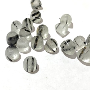 Piedras preciosas de rutilo negro natural IGI certificadas piedras especiales en forma de bala para la fabricación de joyas de alta calidad - Product Image 3