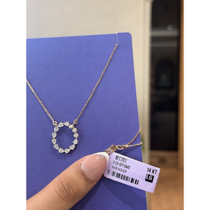 Collier pendentif en or massif avec diamant de laboratoire taille poire ouverte 0,95 carat VVS VS EF – Cadeau d'anniversaire pour elle - Product Image 3