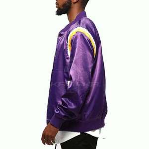Veste d'hiver en soie pour homme avec col montant et logo frontal, tissu respirant et écologique pour le bureau, les occasions décontractées et l'extérieur - Product Image 6