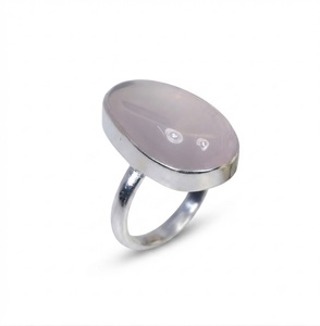 Natural <b>Rose</b> <b>Quartz</b> Pear Shape Ring 925 Sterling Silver Unisex January Birthstone Gemstone Ring Handmade <b>Jewelry</b> Christmas Gift - Product Image 4