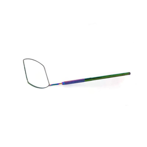Espejo Cuadrado de Titanio Arcoíris de Acero Inoxidable al por Mayor para Extensiones de Pestañas, Espejo OEM de Marca Privada para Técnicos de Pestañas, para Salón - Product Image 6
