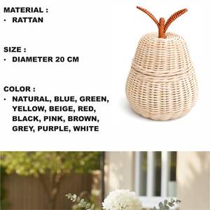 Panier en rotin artisanal - Product Image 2