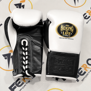 Guantes de Boxeo al Por Mayor No Boxing No Life, Color Azul Metálico, Cuero Vacuno Original, Guantes de Boxeo Profesionales para Adultos, Entrenamiento - Product Image 2