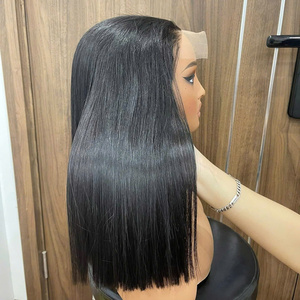 Wholesale price Bone Straight <b>Bob</b> <b>Wigs</b> Vietnamese Human Hair Transparent HD Full Lace Front <b>Wig</b> - Product Image 5