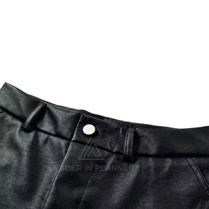 Pantalones Cortos de Cuero Casuales para Hombre, Uso en Exteriores, Precio al por Mayor, Logotipo Personalizado, Ligeros, Hechos en Pakistán - Product Image 4