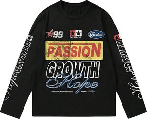 Print Jersey Tops Graphic Tee Short <b>Sleeve</b> O-Neck T-Shirt Streetwear 100% Cotton Worsted - Product Image 1