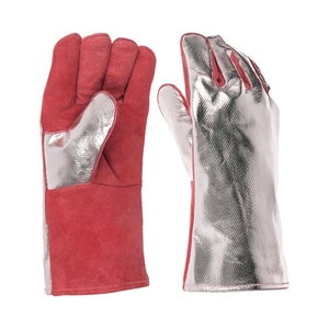 Gants de soudure en cuir de vachette de qualité supérieure, résistants à l'abrasion, pour travaux lourds, pour la lutte contre les incendies et le barbecue - Product Image 4