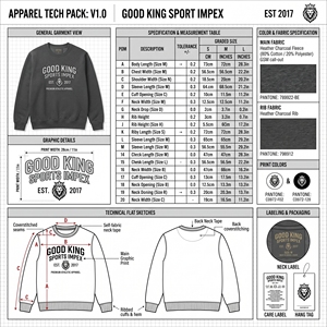 เสื้อสเวตเชิ้ตคอกลมผ้าฝ้ายพรีเมียม 400 กรัม สำหรับผู้ชาย แบบหนา ปักลายกราฟิก สตรีทแวร์ ผลิตตามแบบ OEM - Product Image 6