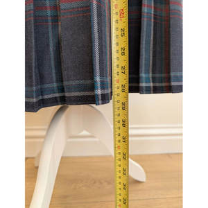 Kilt écossais traditionnel pour femmes, en pure laine neuve, tartan marine, plissé, jupe d'école pour femmes, uniformes - Product Image 5