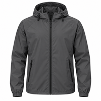 Veste coupe-vent personnalisée pour hommes, vente en gros, randonnée en plein air, imperméable, respirante, anti-UV, écologique, séchage rapide, nylon pour sports d'hiver