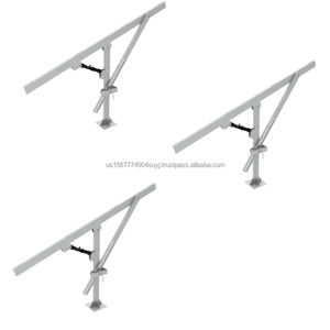 Mantenimiento de bajo costo Estructura de montaje en tierra de acero ajustable Soportes de accesorios solares - Product Image 1