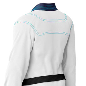 ชุดยิวยิตสูบราซิลคุณภาพดี MMA สำหรับฝึกซ้อมเทควันโด ยูโด น้ำหนัก 450 กรัม ผ่านการซักแล้ว - Product Image 5