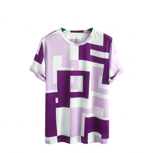 Custom Rib Neck <b>Tshirts</b> For Men Latest Fashion Wear Solid Color Breathable Custom Design Plain T Shirt Men Cotton Casual Wear - Product Image 3