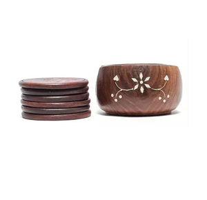 Amazing Design Wood Coaster With Printed Decoration Pieces Wood Coaster Best Price <b>Mats</b> & Pads - Product Image 2