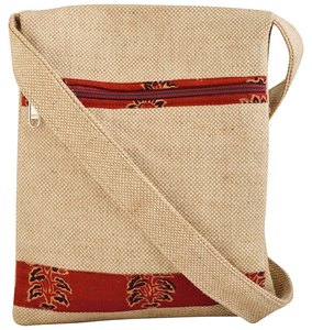 Bolso Bandolera de Yute Hecho a Mano, Bolso de Hombro Moderno para Chicas y Mujeres - Product Image 1