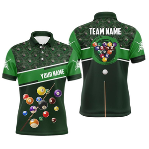 Camiseta de billar de alta calidad para equipos, al por mayor, que absorbe la humedad, ligera, para hombres. - Product Image 4