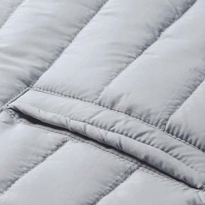 Vestes matelassées grises pour hommes, col montant, fermeture éclair, coupe-vent, respirantes, style décontracté, en toile avec rembourrage en polyester, pour l'hiver - Product Image 5