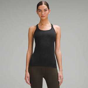Gilet de sport et de yoga sans manches pour femme, respirant, à séchage rapide, avec soutien-gorge intégré, haut de sport et de fitness tendance - Product Image 2
