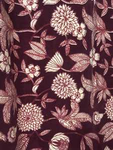 Cortinas de Terciopelo de Algodón con Estampado Floral Vintage, Color Borgoña, Decoración para el Hogar, Estilo de Lujo - Product Image 6
