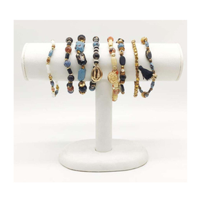 Fashion Trendy Multi Layer Beaded Bracelet <b>Set</b> Handmade Unisex for Party Casual Wedding Wear and Gift - Product Image 3