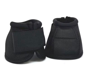 Protège-pattes d'équitation antichoc, résistants à la déchirure, confortables, durables, anti-rayures, noirs - Product Image 1