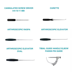 Envío Gratis: Set de Instrumentos Quirúrgicos Ortopédicos para LCA y LCP, Herramientas Manuales de Acero Inoxidable para Uso Hospitalario, Certificación CE, Clase ISO13485 - Product Image 4