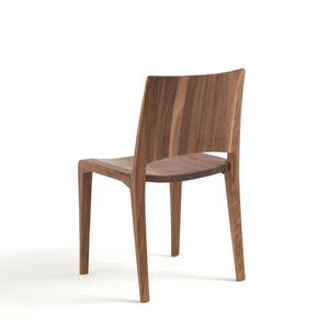Silla de Comedor Moderna Minimalista de Madera Maciza, Tapicería Ergonómica Impermeable para Diseño de Interiores, Hostelería y Uso en Exteriores - Product Image 4