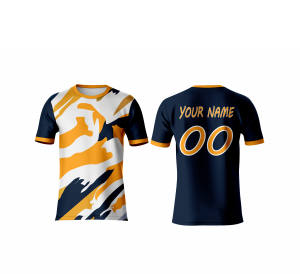 Camiseta Profesional de Sublimación de Manga Corta con Cuello Redondo de Poliéster de Alta Calidad para Impresión de Diseño Personalizado - Product Image 1