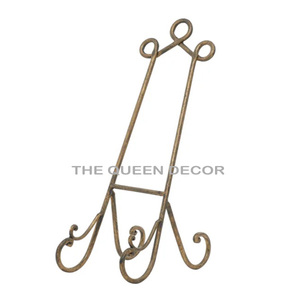 Modern Metallic Decorative <b>Easel</b> Stand Handcrafted Photo Holder for Housewarming Luxury Art Tabletop Home Decoration - Product Image 5