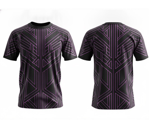 ผู้ผลิตเสื้อยืดแบบซับลิเมชั่น OEM รับผลิตเสื้อทีมตามสั่ง ผู้จัดจำหน่ายเสื้อผ้าออกกำลังกาย | ไซส์ผู้ชาย ผู้หญิง และเยาวชน |   น้ำหนักเบา แห้งเร็ว - Product Image 2