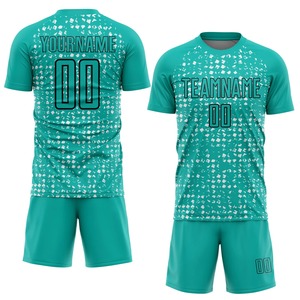 ชุดฟุตบอล เสื้อฟุตบอล กางเกงขาสั้นผู้ชาย แห้งเร็ว ระบายอากาศได้ดี ชุดกีฬาทีม ชุดสั่งทำพิเศษ - Product Image 1