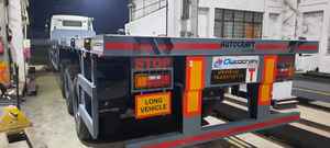 Remolque de Plataforma de 40 Pies, 3 Ejes, 54Combo, con Equipamiento ABS EBS para Bobinas, Barras TMT, Contenedores, Carga y Remolques Utilitarios - Product Image 3