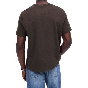 Camisetas de Algodón en Tonos Tierra para Hombre, Manga Corta, Corte Regular, Camiseta Lisa, Ropa Casual, Suministro de Marca Privada, Camiseta Casual para Hombre - Product Image 3