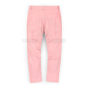 Pantalones de Cuero Casuales para Hombre, Diseño Moderno, Ligeros, Venta al Por Mayor, de la Mejor Calidad, Fabricados en Fábrica - Product Image 2